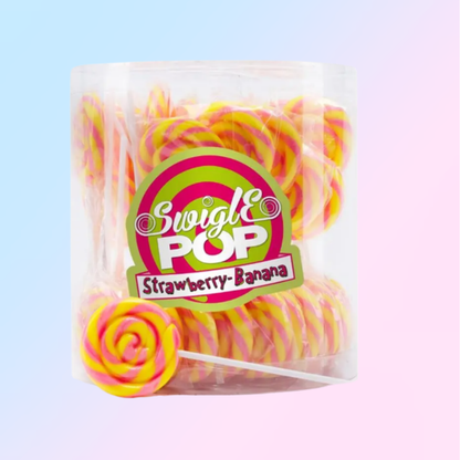 Swigle Pop Mini • Erdbeer-Banane • 1 Stück